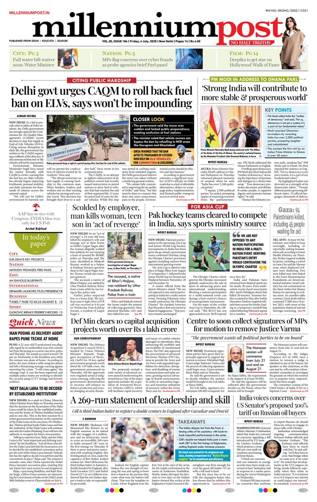 Millennium Post Delhi