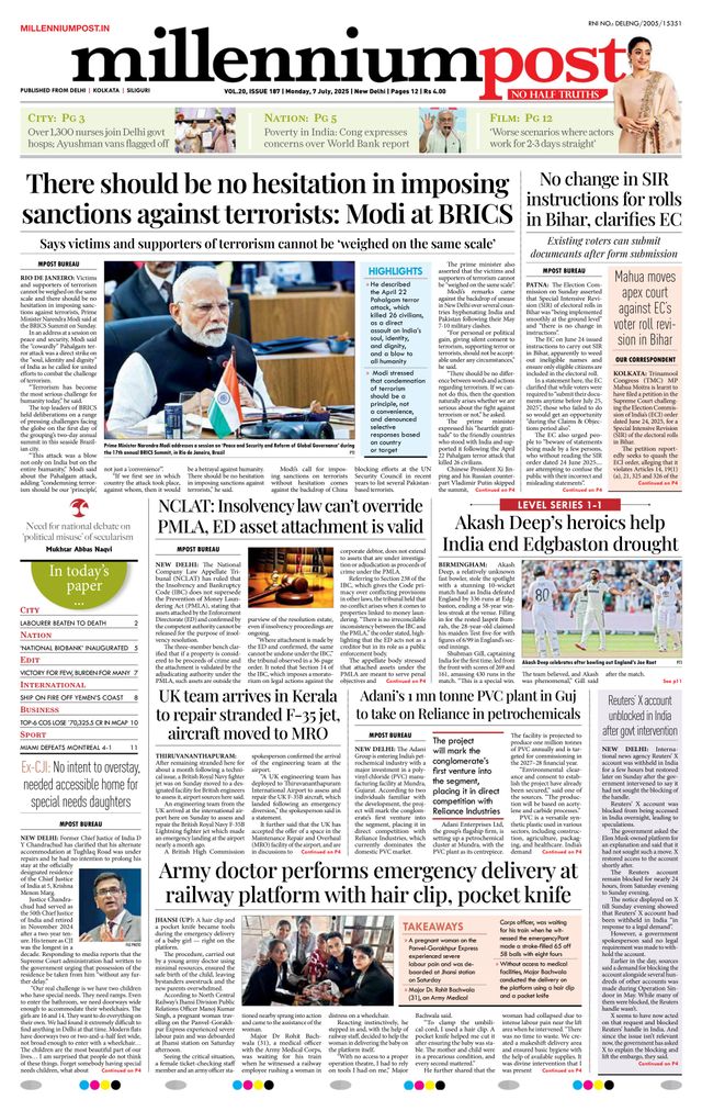 Millennium Post Delhi