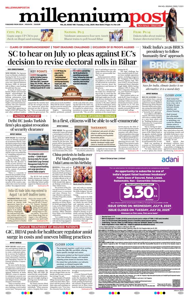 Millennium Post Delhi