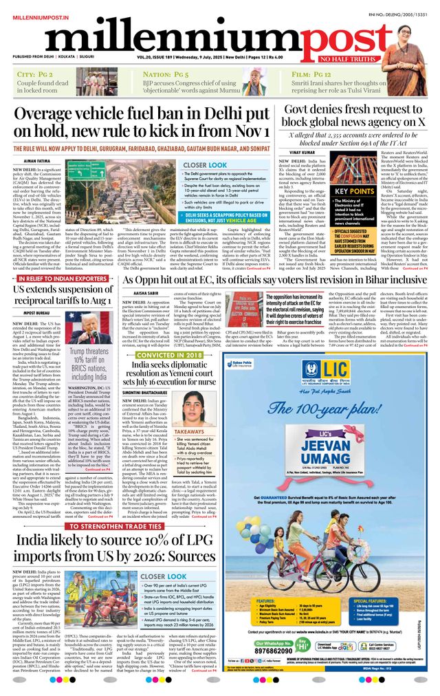 Millennium Post Delhi