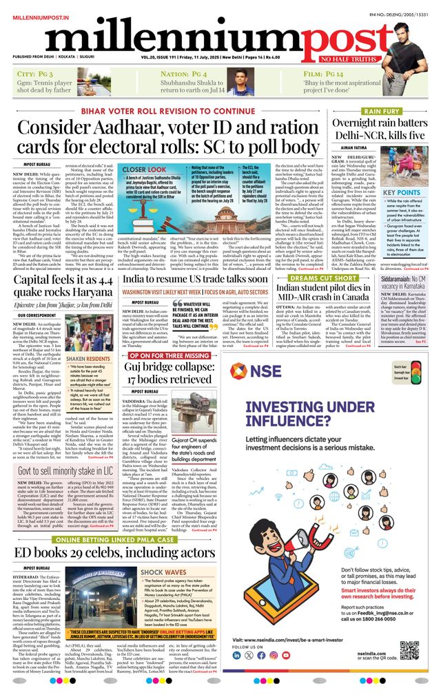 Millennium Post Delhi