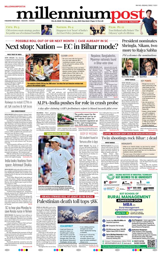 Millennium Post Delhi