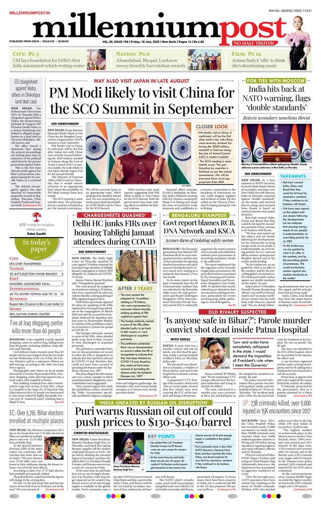 Millennium Post Delhi