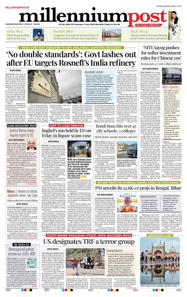 Millennium Post Delhi