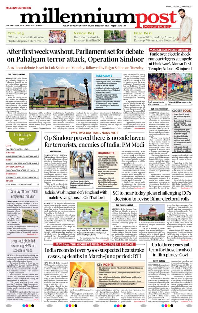 Millennium Post Delhi