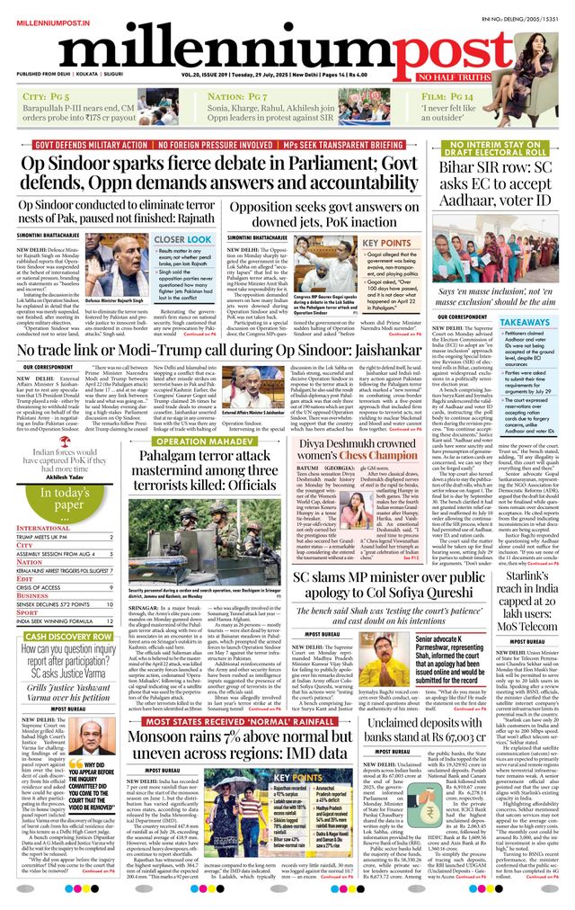 Millennium Post Delhi