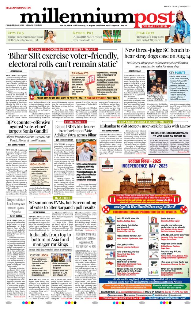 Millennium Post Delhi