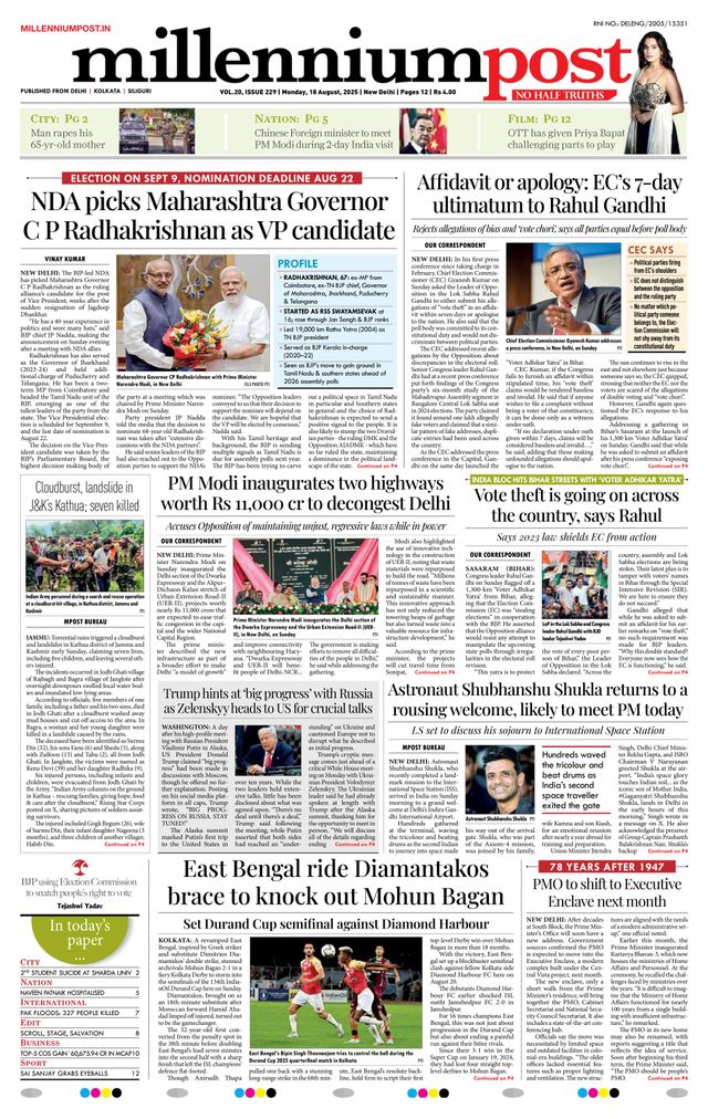 Millennium Post Delhi