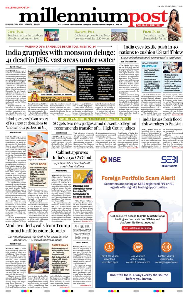 Millennium Post Delhi