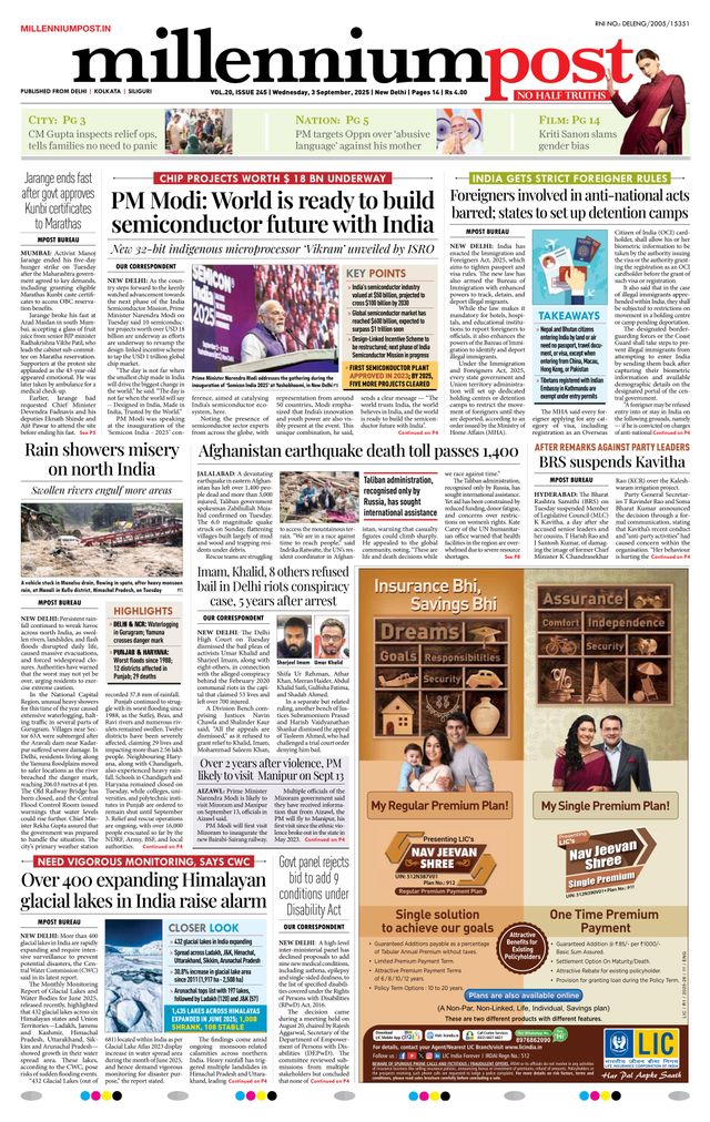 Millennium Post Delhi