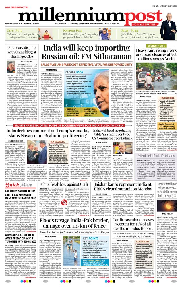 Millennium Post Delhi