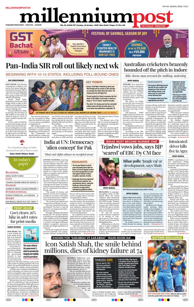 Millennium Post Delhi