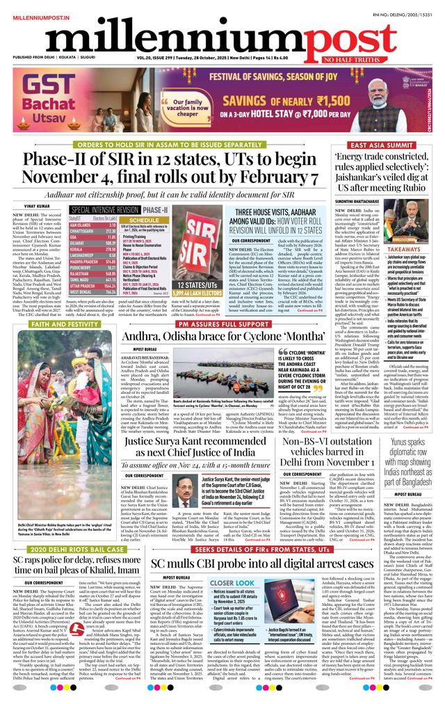 Millennium Post Delhi