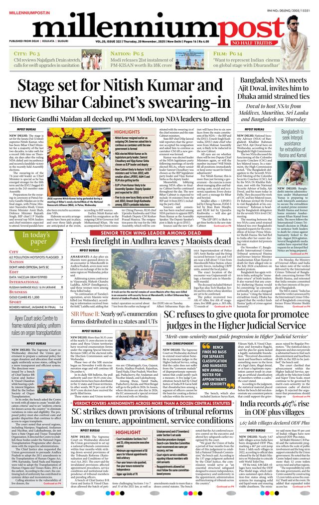 Millennium Post Delhi