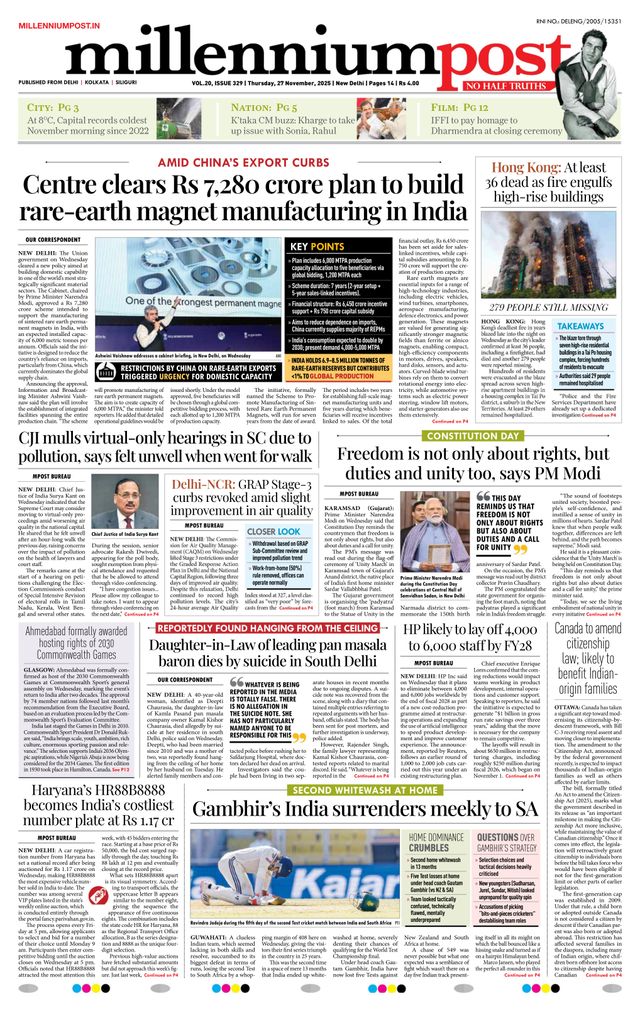 Millennium Post Delhi