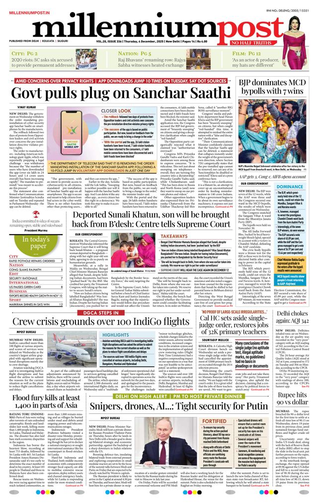 Millennium Post Delhi