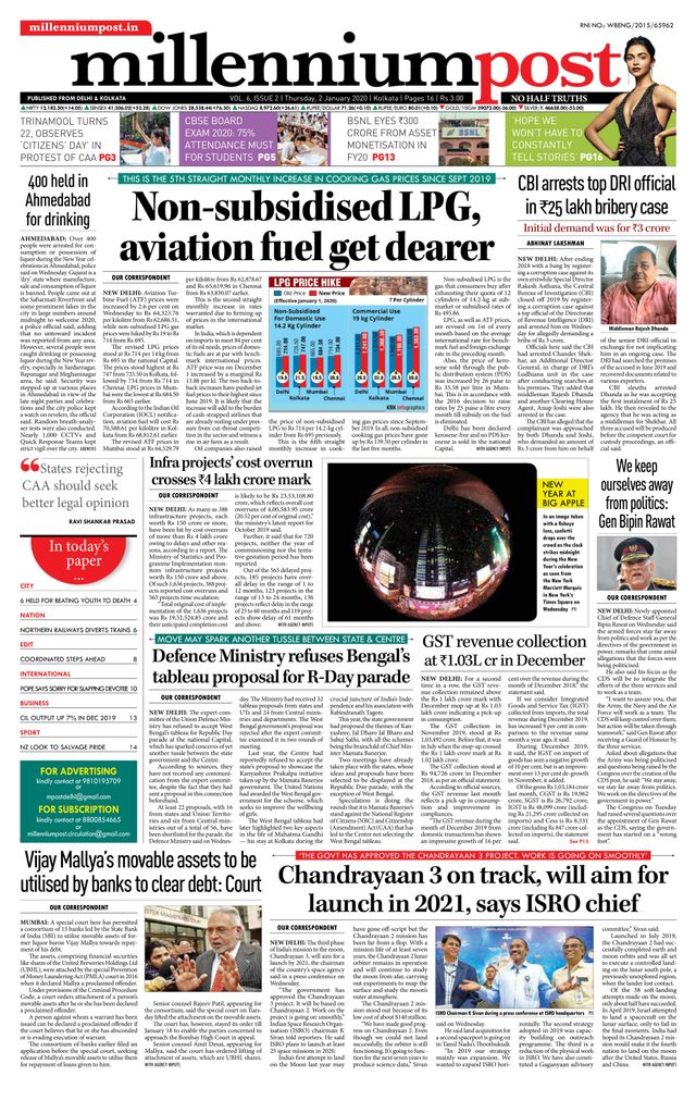 Millennium Post Kolkata