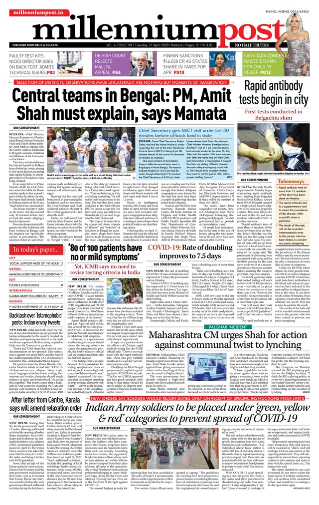 Millennium Post Kolkata