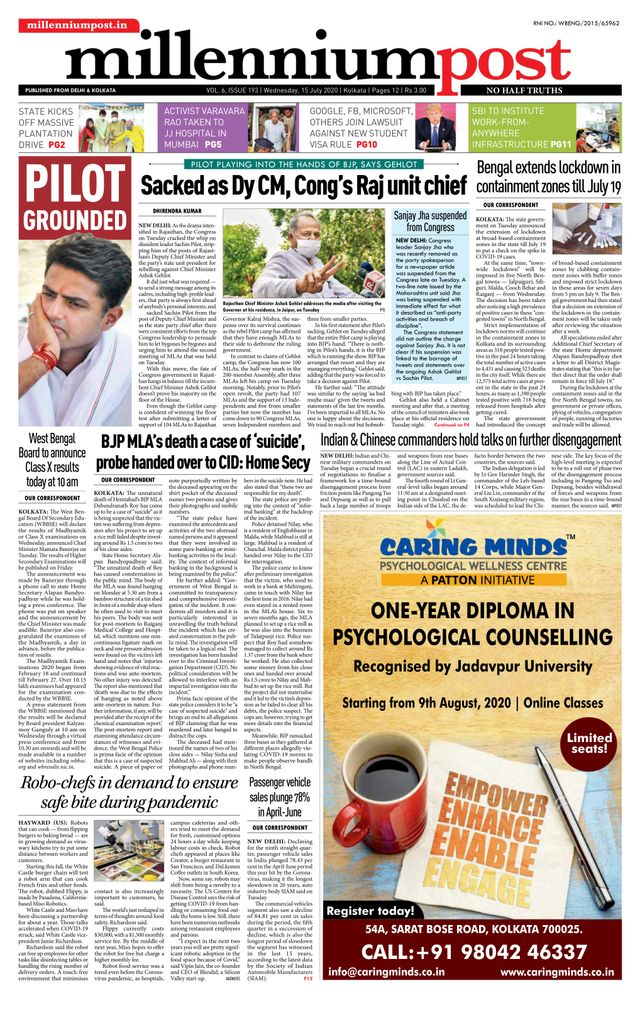 Millennium Post Kolkata