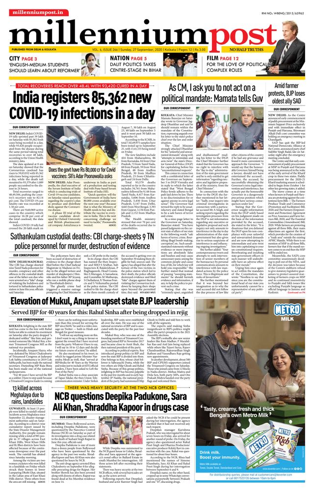 Millennium Post Kolkata
