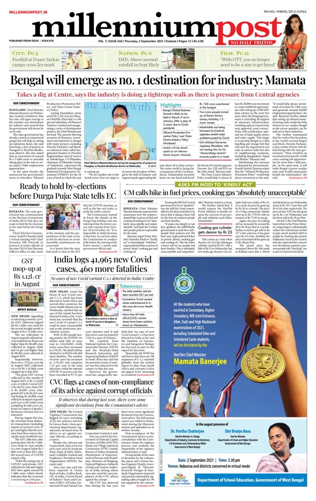 Millennium Post Kolkata