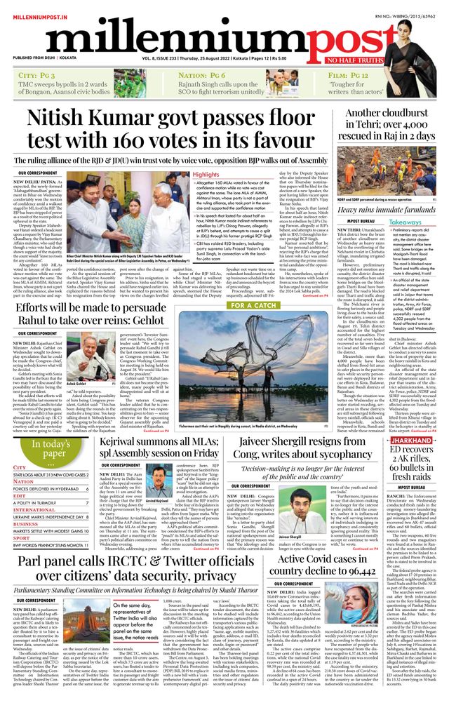 Millennium Post Kolkata