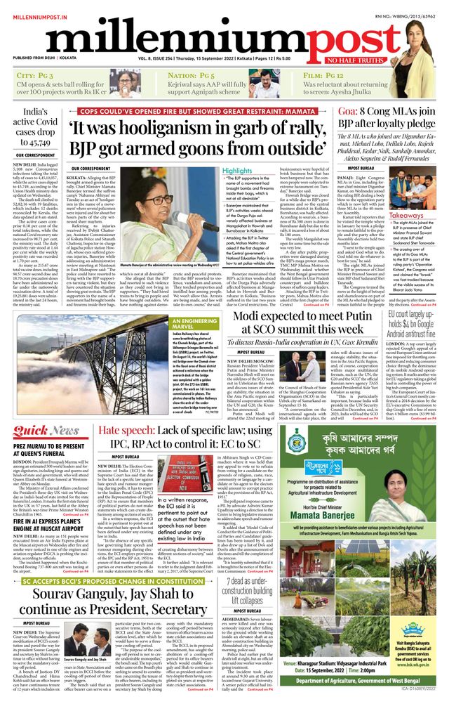 Millennium Post Kolkata