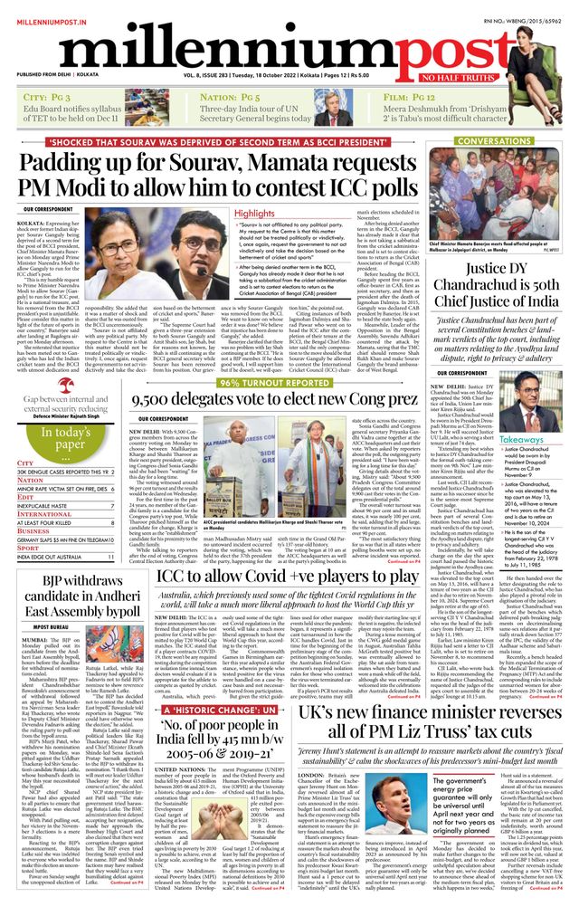 Millennium Post Kolkata