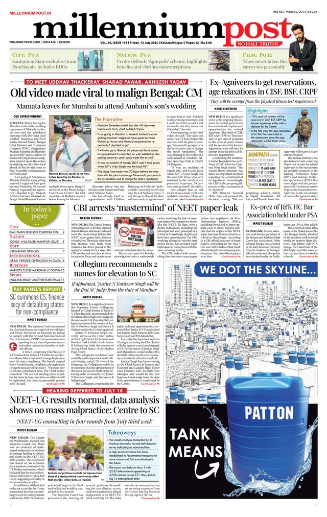 Millennium Post Kolkata