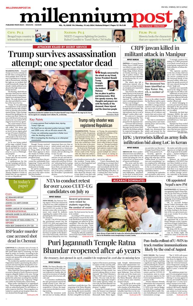 Millennium Post Kolkata