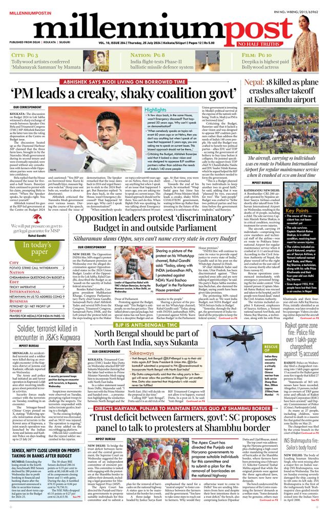 Millennium Post Kolkata