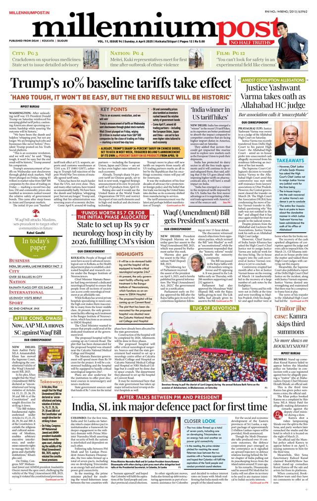 Millennium Post Kolkata