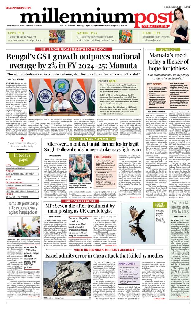 Millennium Post Kolkata