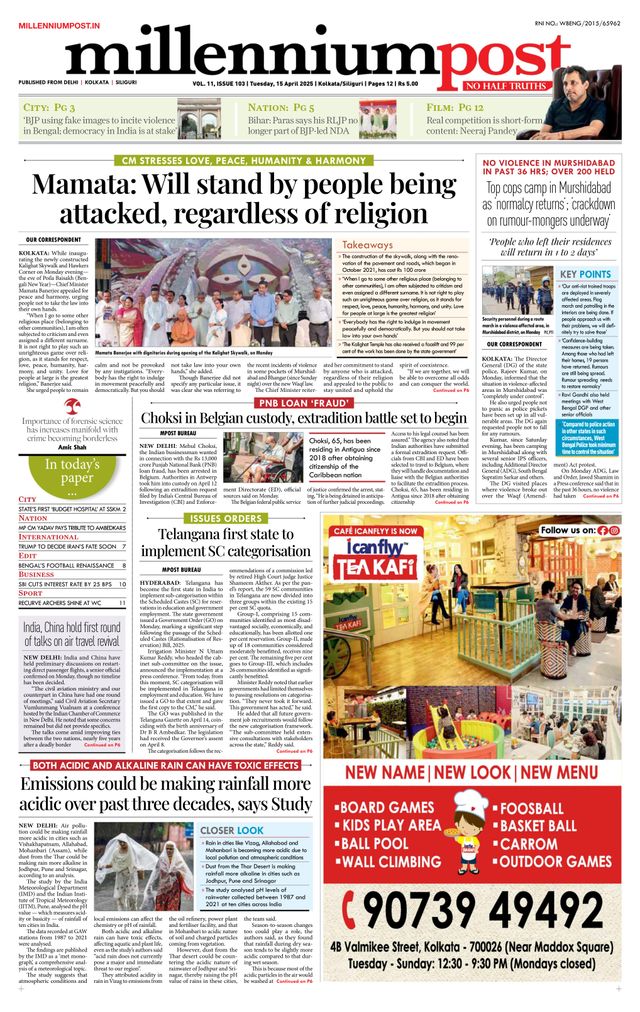 Millennium Post Kolkata