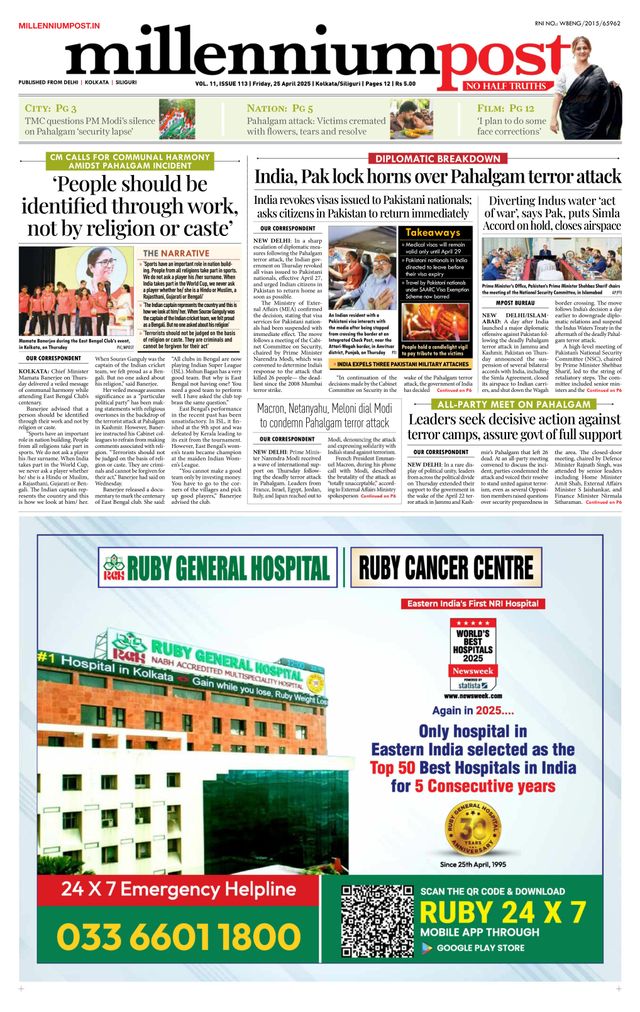 Millennium Post Kolkata