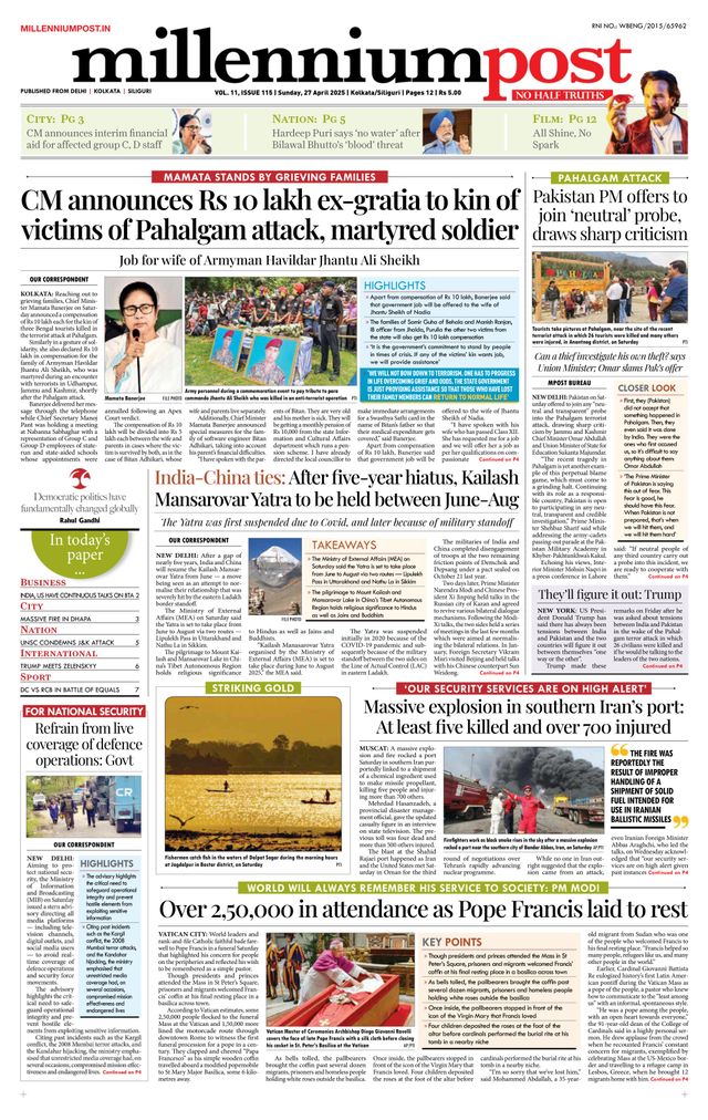 Millennium Post Kolkata