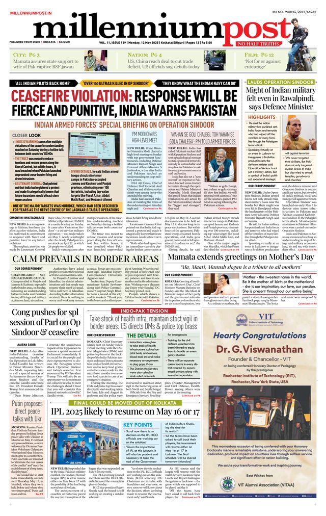 Millennium Post Kolkata