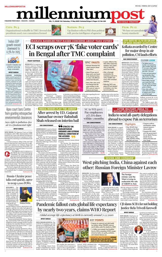 Millennium Post Kolkata