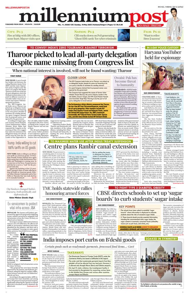 Millennium Post Kolkata