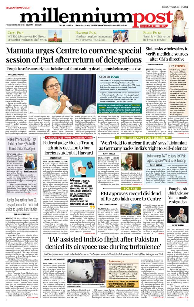 Millennium Post Kolkata