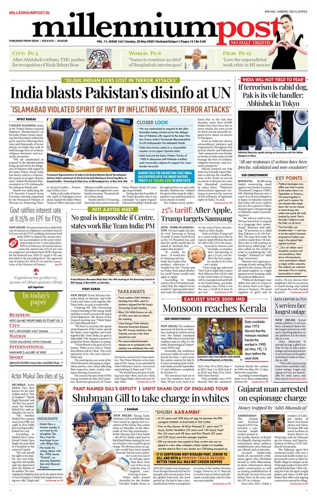 Millennium Post Kolkata