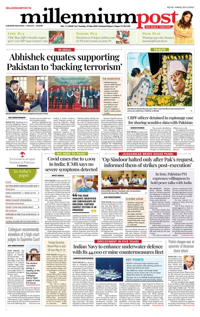 Millennium Post Kolkata