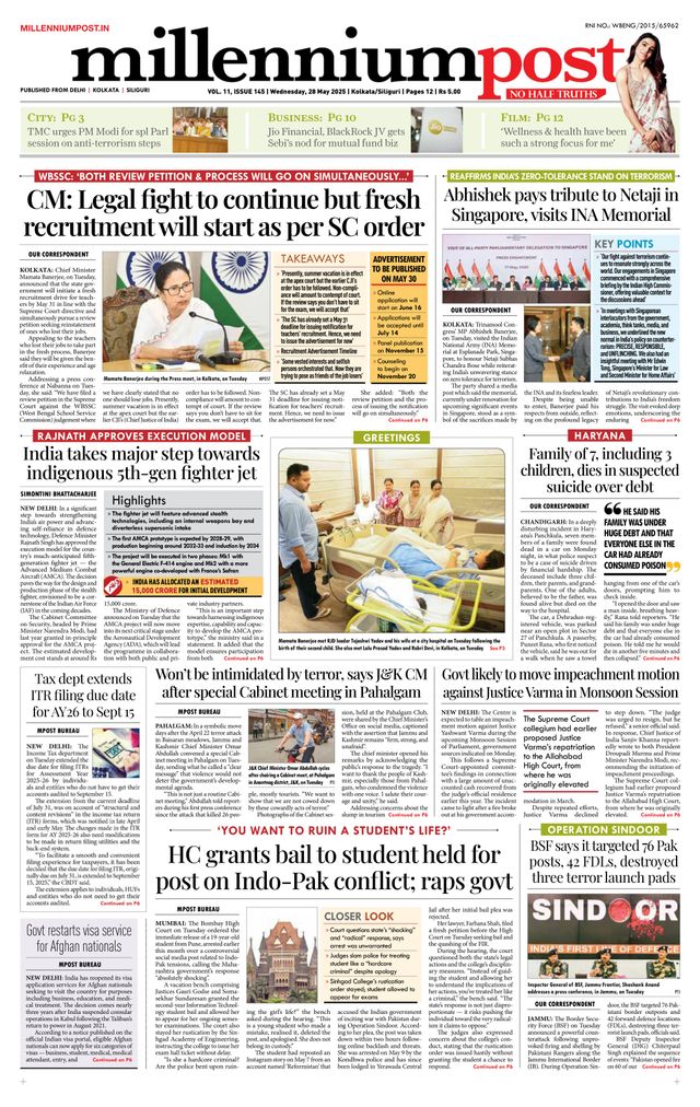 Millennium Post Kolkata