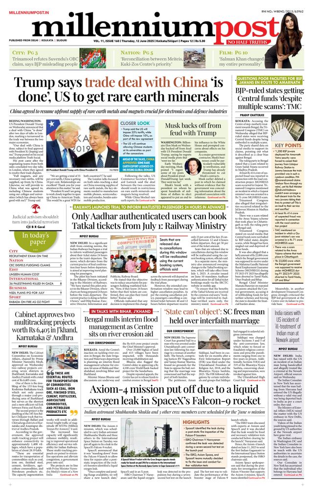 Millennium Post Kolkata