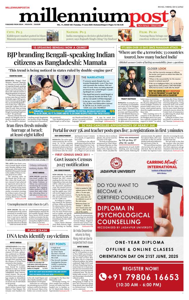 Millennium Post Kolkata