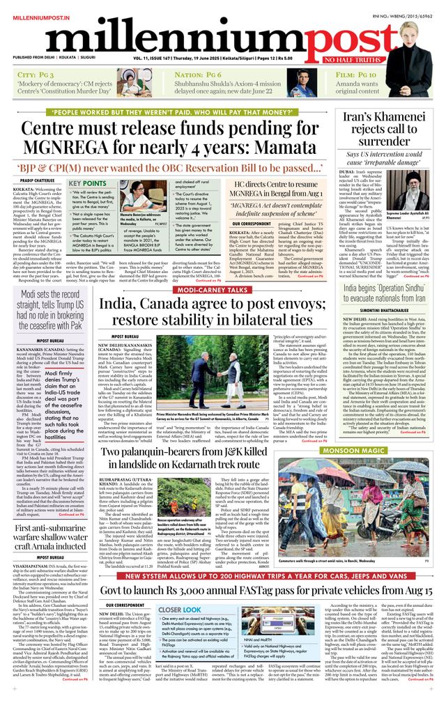 Millennium Post Kolkata