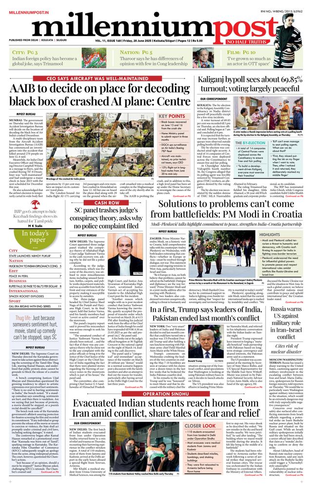 Millennium Post Kolkata