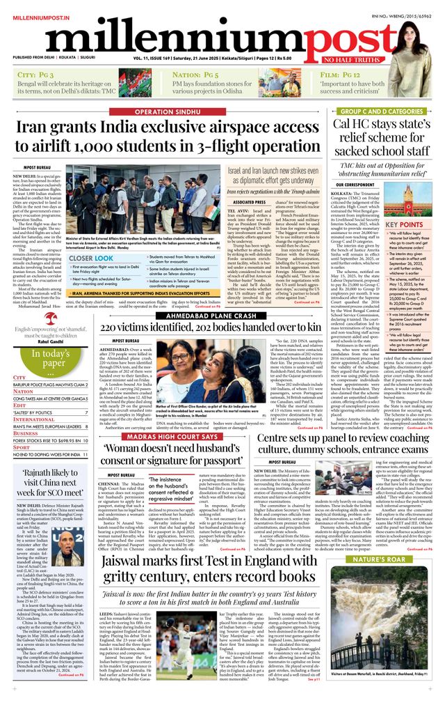 Millennium Post Kolkata