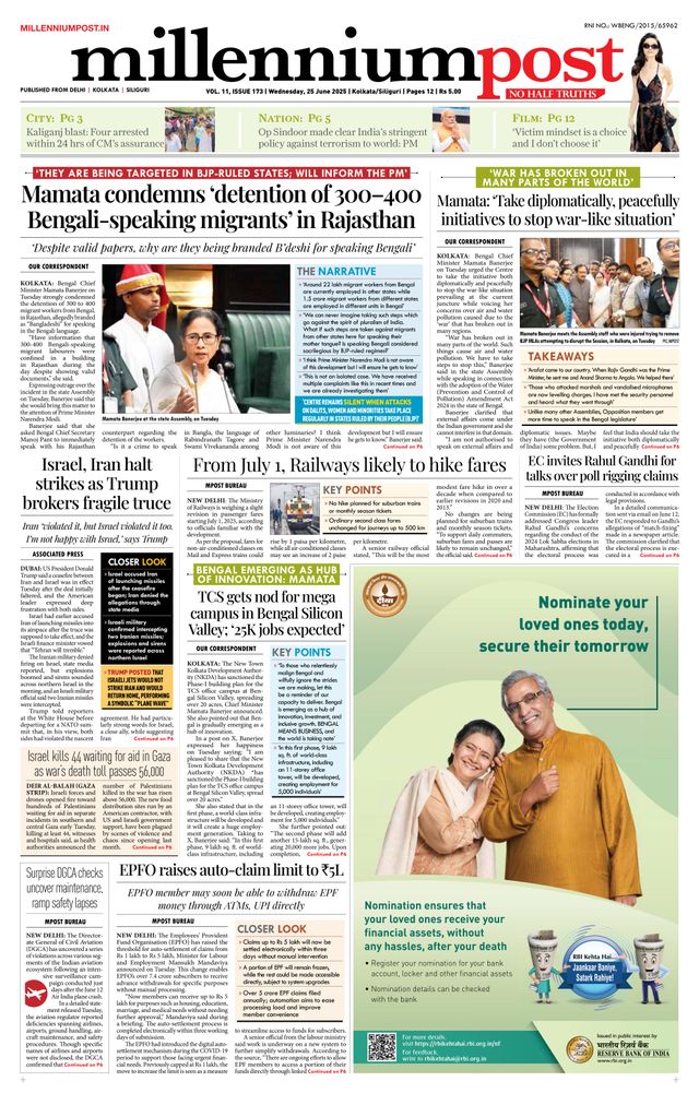 Millennium Post Kolkata