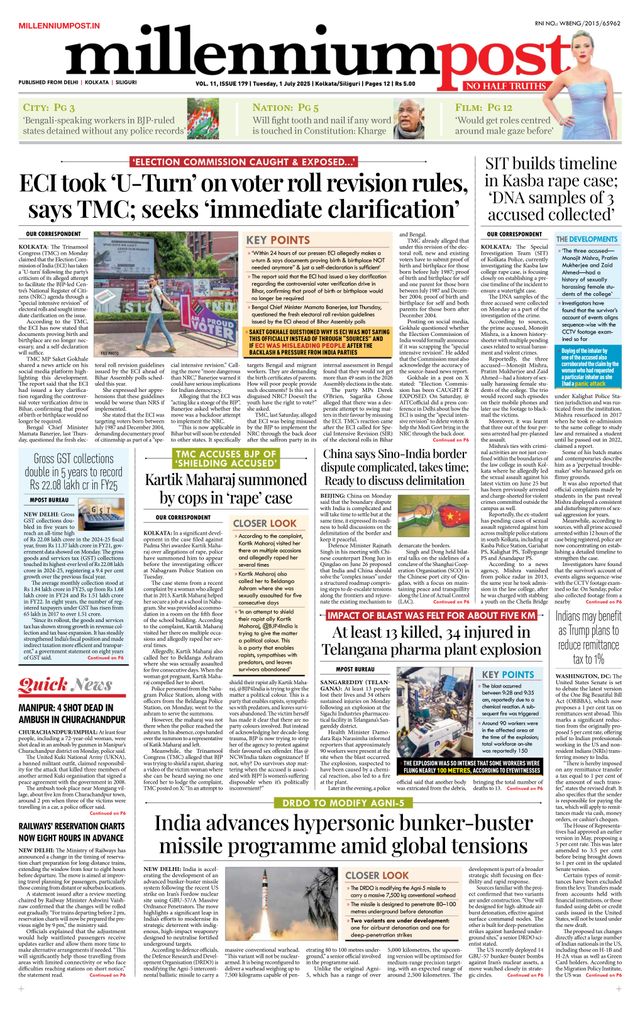 Millennium Post Kolkata